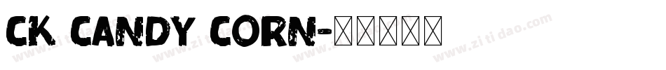 CK Candy Corn字体转换